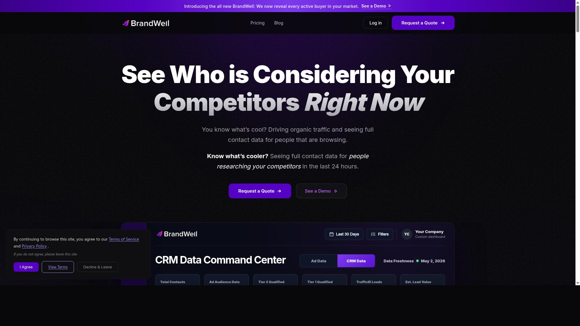 BrandWell / RankWell / Content at Scale website